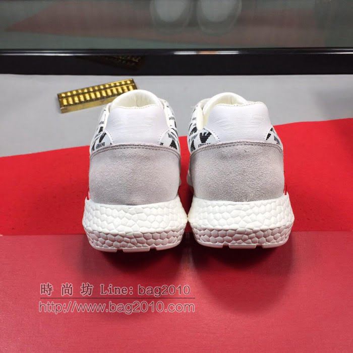 Armani男鞋 2019新款 阿瑪尼高品質男鞋 勁爆款 小牛皮 頂級休閒男鞋  jpx1078